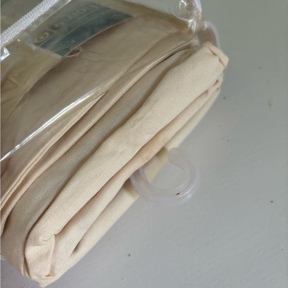 Target Casual Home Beige Dining Chair Cover Fits Most Armless Chairs Up To 42" - Picture 7 of 9